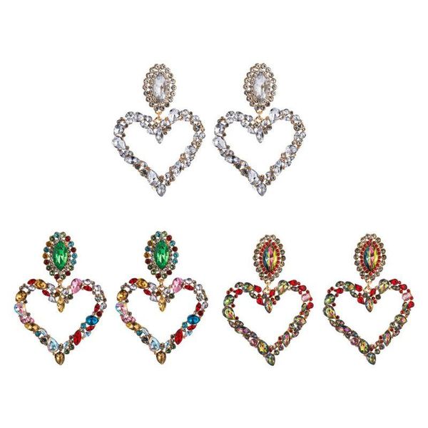 dangle & chandelier 13mc shiny rainbow crystal rhinestone large heart pendant bib earrings statement women fashion jewelry, Silver
dangle & chandelier 13mc shiny rainbow crystal rhinestone large heart pendant bib earrings statement women fashion jewelry, Silver