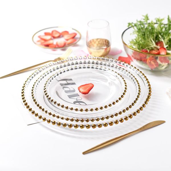 dishes & plates nordic gold bead glass charger diner plated saucer decorative salad fruit wedding plate
dishes & plates nordic gold bead glass charger diner plated saucer decorative salad fruit wedding plate