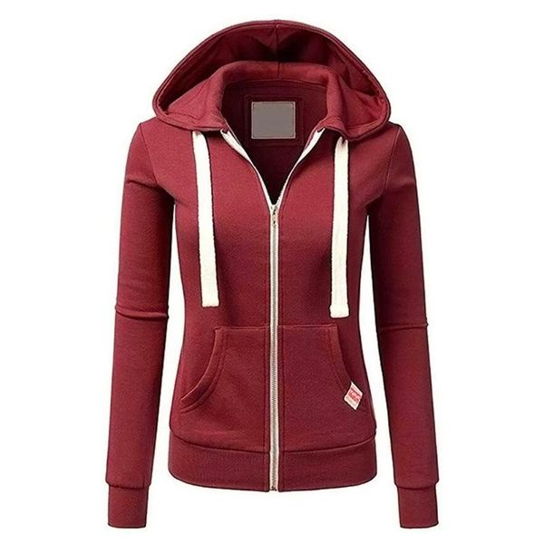 women's hoodies & sweatshirts women autumn winter casual outdoor sport solid color blouse pockets zipper sports coat s hoodie, Black
women's hoodies & sweatshirts women autumn winter casual outdoor sport solid color blouse pockets zipper sports coat s hoodie, Black