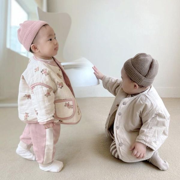 jackets fashion bear print children coat cotton baby girl double sided clothes kids boys cardigan jacket infant winter warm clothing, Blue;gray
jackets fashion bear print children coat cotton baby girl double sided clothes kids boys cardigan jacket infant winter warm clothing, Blue;gray