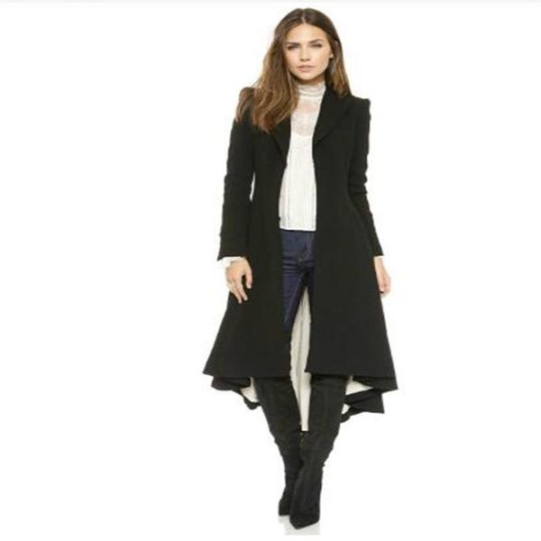 women's trench coats autumn winter women swallowtail woolen long black dovetail slim blazer dress 4xl 5xl plus size goth outwear, Tan;black
women's trench coats autumn winter women swallowtail woolen long black dovetail slim blazer dress 4xl 5xl plus size goth outwear, Tan;black