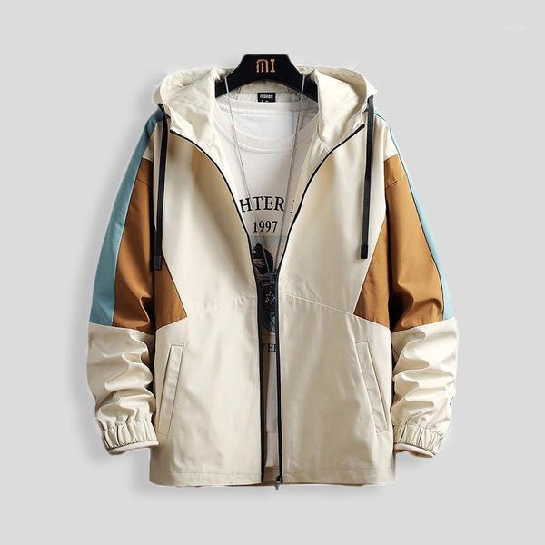 men's jackets hip hop spring men windbreaker patchwork autumn loose casual jacket thin zipper coats male au-209, Black;brown
men's jackets hip hop spring men windbreaker patchwork autumn loose casual jacket thin zipper coats male au-209, Black;brown