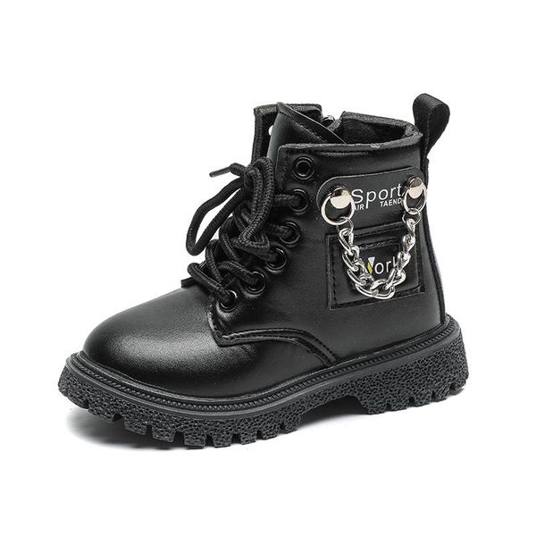 boots fashion metal chain 2021 boys sneakers ankle for kids girls autumn winter children little girl shoes, Black;grey
boots fashion metal chain 2021 boys sneakers ankle for kids girls autumn winter children little girl shoes, Black;grey