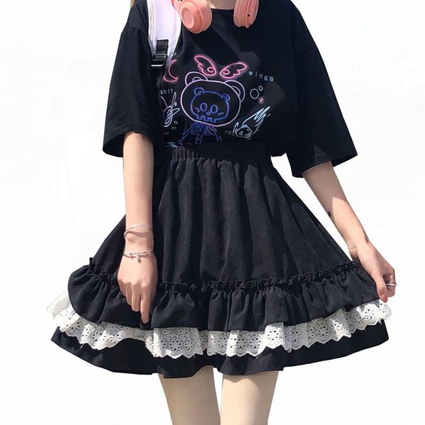 skirts summer lolita women skirt streetwear kawaii cosplay lace female uniform mini girl sweet gothic mujer, Black
skirts summer lolita women skirt streetwear kawaii cosplay lace female uniform mini girl sweet gothic mujer, Black