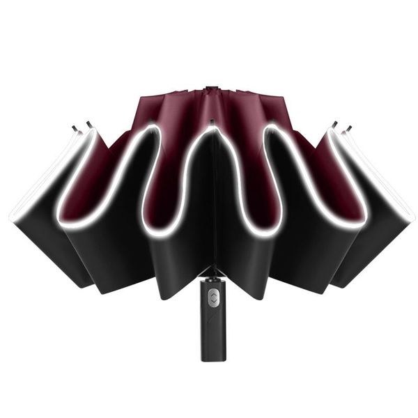 umbrellas windproof folding umbrella for mens women, auto open/close, anti-uv with 10 ribs night reflective stripes
umbrellas windproof folding umbrella for mens women, auto open/close, anti-uv with 10 ribs night reflective stripes