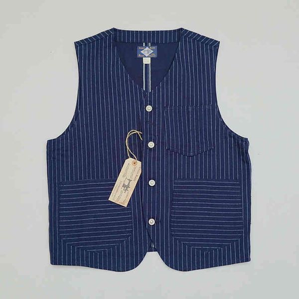 t shirt bob dong wabash stripe work vest vintage 1920s indigo blue men' denim jacket l, White;black
t shirt bob dong wabash stripe work vest vintage 1920s indigo blue men' denim jacket l, White;black