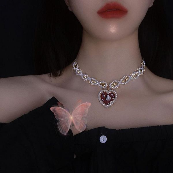 pendant necklaces vintage weave pearls choker love heart necklace of the flower strand for mom,wife, Silver
pendant necklaces vintage weave pearls choker love heart necklace of the flower strand for mom,wife, Silver