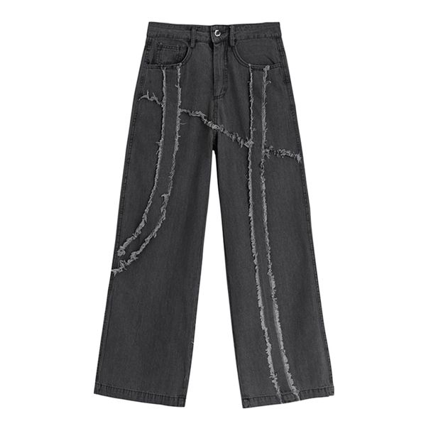 women's jeans high waist loose wide leg denim streetwear retro jeans casual fashion zipper pants trousers streetwear 210515, Blue
women's jeans high waist loose wide leg denim streetwear retro jeans casual fashion zipper pants trousers streetwear 210515, Blue