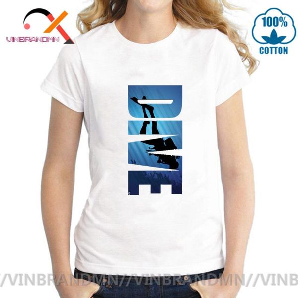 women's t-shirt scuba dive brand tshirt fashion diver short sleeve t shirt girls 100% cotton o-neck diving surfing cool, White
women's t-shirt scuba dive brand tshirt fashion diver short sleeve t shirt girls 100% cotton o-neck diving surfing cool, White