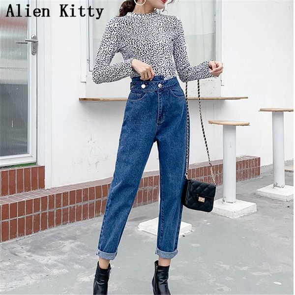 women's jeans kitty fashion slim female harem pants autumn high waist denim women stylish quality simple solid, Blue
women's jeans kitty fashion slim female harem pants autumn high waist denim women stylish quality simple solid, Blue