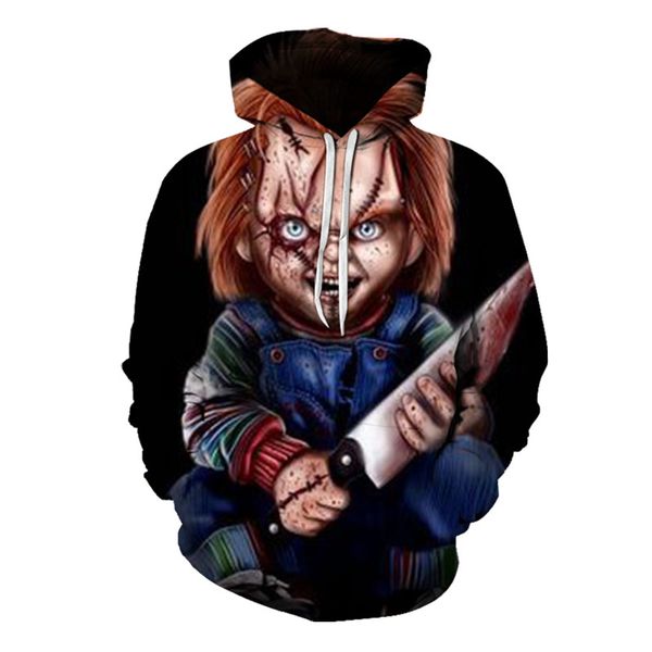 autumn and winter hoodie horror knife 3d digital printing real long-sleeved several styles of men's and fashion street casual, Black
autumn and winter hoodie horror knife 3d digital printing real long-sleeved several styles of men's and fashion street casual, Black