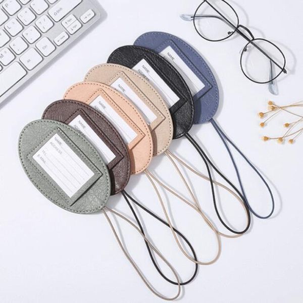 dhl200pcs bag parts women pu oval luggage tags baggage name suitcase address label holder, Black
dhl200pcs bag parts women pu oval luggage tags baggage name suitcase address label holder, Black