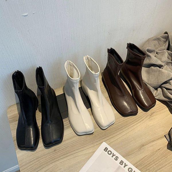 boots brand women's shoes boots-women zipper fashion 2021 rubber low autumn ankle ladies rock square toe solid rome basic pu heel, Black
boots brand women's shoes boots-women zipper fashion 2021 rubber low autumn ankle ladies rock square toe solid rome basic pu heel, Black