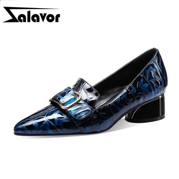 dress shoes zalavor genuine leather women pumps buckle pointed toe chunky heels office work retro casual daily party size 33-40, Black
dress shoes zalavor genuine leather women pumps buckle pointed toe chunky heels office work retro casual daily party size 33-40, Black