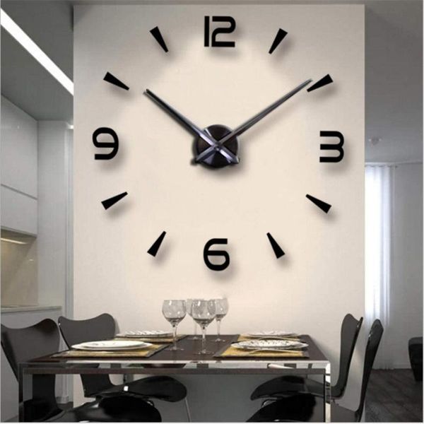 wall clocks fashion 3d diy clock creative design mirror surface decorative sticker watches (black)
wall clocks fashion 3d diy clock creative design mirror surface decorative sticker watches (black)