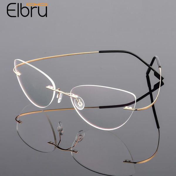 fashion sunglasses frames elbru men women rimless cat eye glasses frame vintage metal titanium alloy ultralight elastic spectacles unisex, Black
fashion sunglasses frames elbru men women rimless cat eye glasses frame vintage metal titanium alloy ultralight elastic spectacles unisex, Black