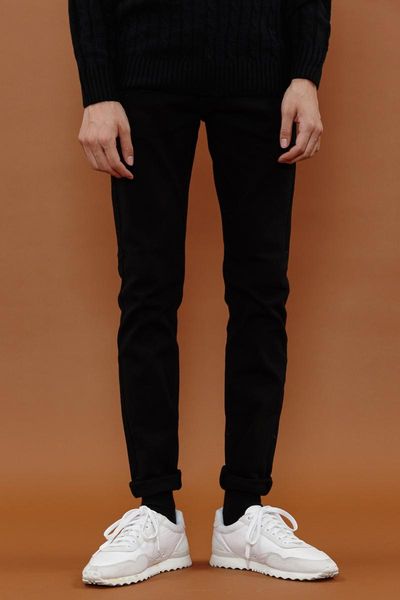 men's jeans 2021 fashion brand loose straight tube spring and summer stretch slim leggings trendy men, Blue