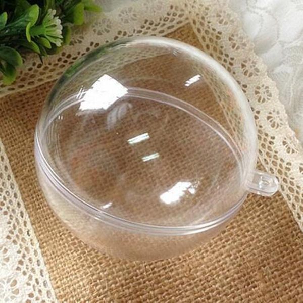 party decoration 12 cm transparent plastic christmas ball candy box for wedding xmas supplies 20 pcs
party decoration 12 cm transparent plastic christmas ball candy box for wedding xmas supplies 20 pcs