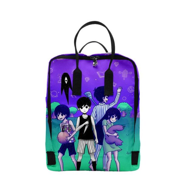 backpack game omori cartoon 3d printing fashion oxford shoulder bags school for teens girls light travel tote bag
backpack game omori cartoon 3d printing fashion oxford shoulder bags school for teens girls light travel tote bag
