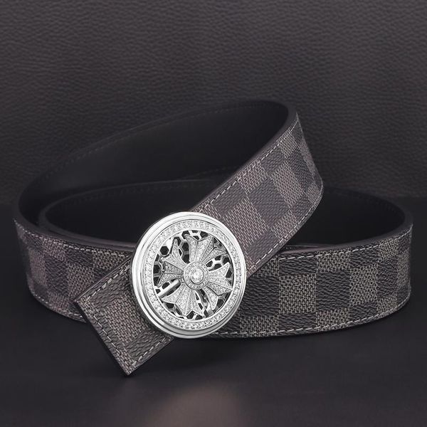 belts round stainless steel buckle belt men fancy gray waist straps fashion personality casual ceinture homme, Black;brown
belts round stainless steel buckle belt men fancy gray waist straps fashion personality casual ceinture homme, Black;brown