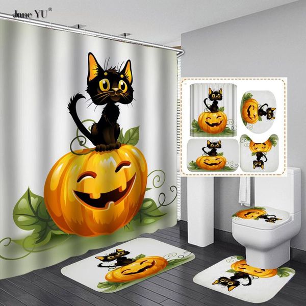 janeyu products of halloween digital printing waterproof polyester bathroom curtain shower curtains
janeyu products of halloween digital printing waterproof polyester bathroom curtain shower curtains