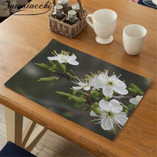 mats & pads fuwatacchi non-skip floral table for dining waterproof tableware home decorative placemats kitchen accessories
mats & pads fuwatacchi non-skip floral table for dining waterproof tableware home decorative placemats kitchen accessories