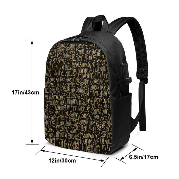 backpack nirvana backpacks men - women bag trending pattern university multi purpose bags
backpack nirvana backpacks men - women bag trending pattern university multi purpose bags