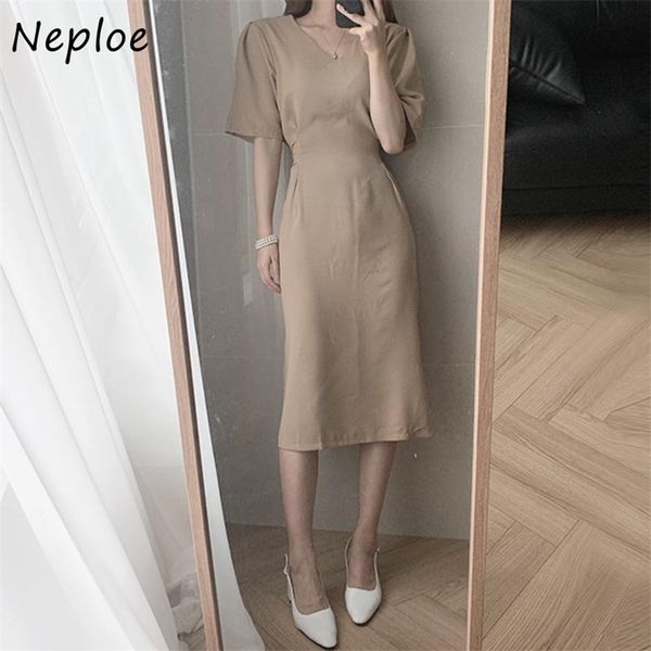 side split design french temperament dress women high wais hip a line slim vestidos v neck short sleeve solid robe summer 210422, Black;gray
side split design french temperament dress women high wais hip a line slim vestidos v neck short sleeve solid robe summer 210422, Black;gray