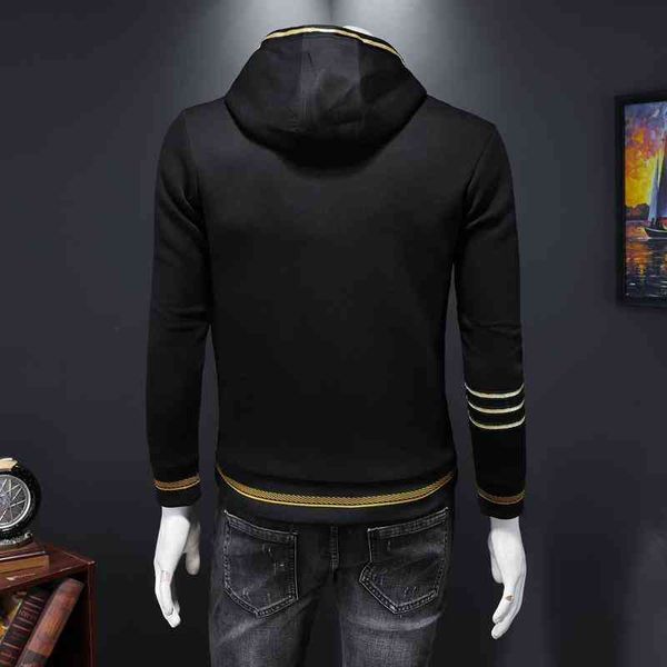 men's hoodies & sweatshirts temperament all-match autumn and winter sweater hooded youth trend jacquard embroidery slim n78n, Black
men's hoodies & sweatshirts temperament all-match autumn and winter sweater hooded youth trend jacquard embroidery slim n78n, Black