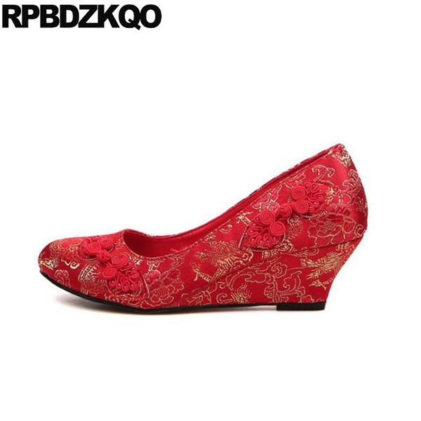 dress shoes red medium heels satin size 4 34 2021 pumps bride flower wedge women round toe high wedding bridal embroidered embroidery, Black
dress shoes red medium heels satin size 4 34 2021 pumps bride flower wedge women round toe high wedding bridal embroidered embroidery, Black