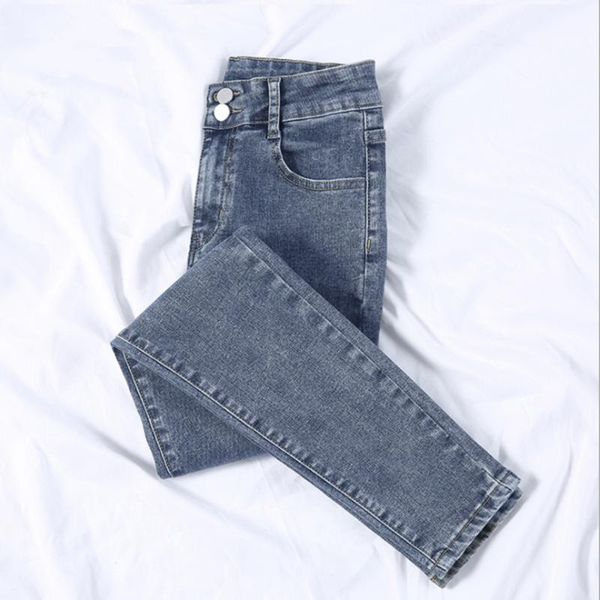 women's jeans vintage skinny buttons high waist pencil women slim fit stretch mom denim pants full length femme tight trousers pantalon, Blue
women's jeans vintage skinny buttons high waist pencil women slim fit stretch mom denim pants full length femme tight trousers pantalon, Blue