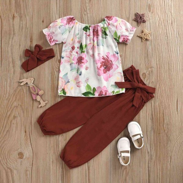 toddler kids girls summer cotton clothes flowers print outfit bow three piece 2 roupa infantil menina, White
toddler kids girls summer cotton clothes flowers print outfit bow three piece 2 roupa infantil menina, White