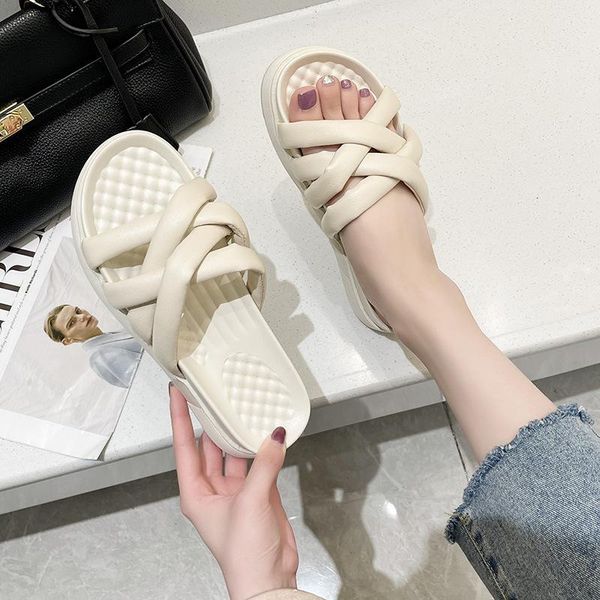 slippers 2021 summer women platform leather narrow band cross strap flat shoes casual black white slides beach flip flops
slippers 2021 summer women platform leather narrow band cross strap flat shoes casual black white slides beach flip flops