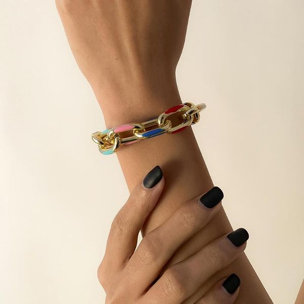 link, chain punk hip hop chunky bracelet bangle for women exaggerated twist cross charm statement female jewelry, Black
link, chain punk hip hop chunky bracelet bangle for women exaggerated twist cross charm statement female jewelry, Black