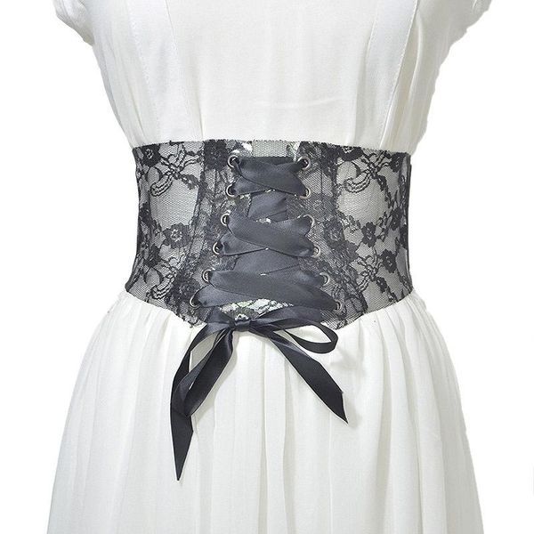belts exquisite all-match girdle wide transparent printed lace fashionable versatile high waist corset belt, Black;brown
belts exquisite all-match girdle wide transparent printed lace fashionable versatile high waist corset belt, Black;brown