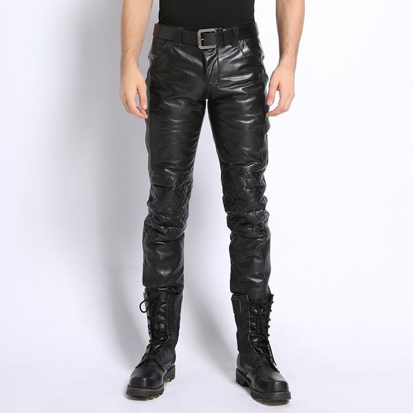 mens genuine leather pants real sheepskin motorcycle biker punk autumn winter thick warm windproof male trousers plus size men's, Black
mens genuine leather pants real sheepskin motorcycle biker punk autumn winter thick warm windproof male trousers plus size men's, Black