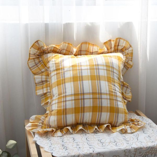 cushion/decorative pillow cilected korean ins simple plaid cotton cushion cover princess style lotus leaf lace zipper protection home decor
cushion/decorative pillow cilected korean ins simple plaid cotton cushion cover princess style lotus leaf lace zipper protection home decor