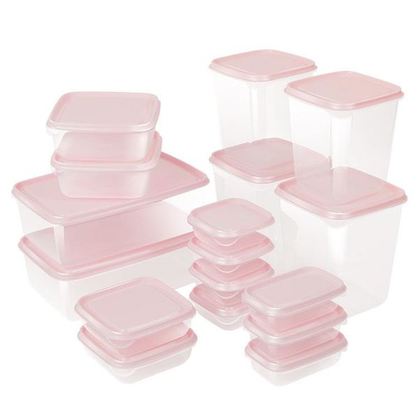 storage bottles & jars 17pcs/set solid color transparent food box kitchen container set refrigerator multigrain tank sealed
storage bottles & jars 17pcs/set solid color transparent food box kitchen container set refrigerator multigrain tank sealed