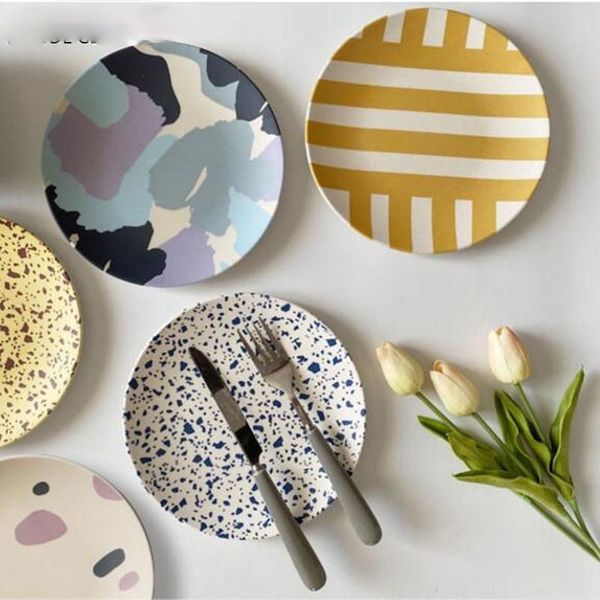dishes & plates 1pcs nordic picnic plate hand-painted bamboo fiber dinner environmental children tableware kitchen supplies
dishes & plates 1pcs nordic picnic plate hand-painted bamboo fiber dinner environmental children tableware kitchen supplies