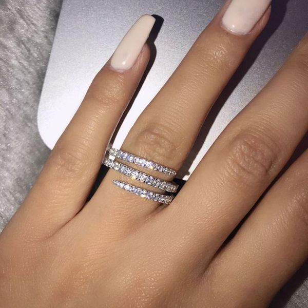 wedding rings 2021 cross promise engagement ring silver color pave cz for women statement party jewelry gifts, Slivery;golden
wedding rings 2021 cross promise engagement ring silver color pave cz for women statement party jewelry gifts, Slivery;golden