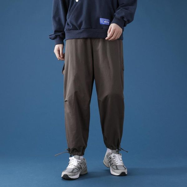 men's pants 2021 autumn and winter style hong kong fashion men's loose straight leggings tooling casual sports, Black
men's pants 2021 autumn and winter style hong kong fashion men's loose straight leggings tooling casual sports, Black