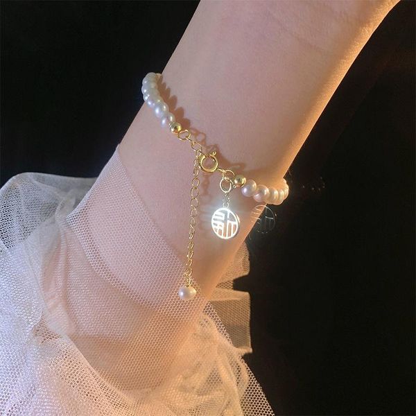 link for woman natural plastic pearl female minority design cool wind simple hand decoration high senselink chain, Black
link for woman natural plastic pearl female minority design cool wind simple hand decoration high senselink chain, Black