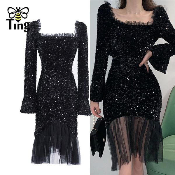 casual dresses tingfly bodycon ruched luxury sequined glitter shiny party night dress women curve dark zevity clubwear elbise, Black;gray
casual dresses tingfly bodycon ruched luxury sequined glitter shiny party night dress women curve dark zevity clubwear elbise, Black;gray