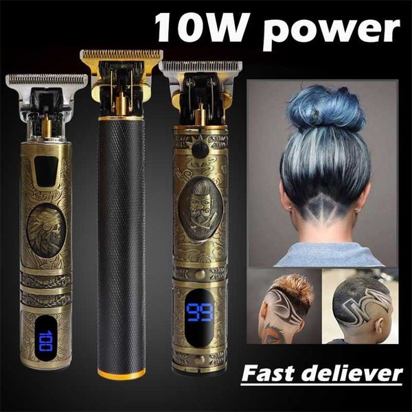 t hair clipper close to 0mm hair trimmer for men barber tools lcd display cutting machine men's shaver rechargeable cordless t9 220119
t hair clipper close to 0mm hair trimmer for men barber tools lcd display cutting machine men's shaver rechargeable cordless t9 220119
