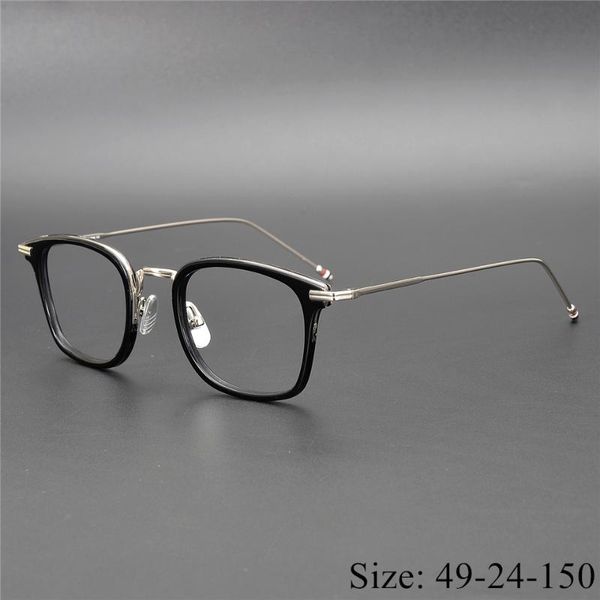 fashion sunglasses frames limitted edition vintage eyeglasses ultralight pure titanium frame tbx905 retro square style eyewear original japa, Black
fashion sunglasses frames limitted edition vintage eyeglasses ultralight pure titanium frame tbx905 retro square style eyewear original japa, Black