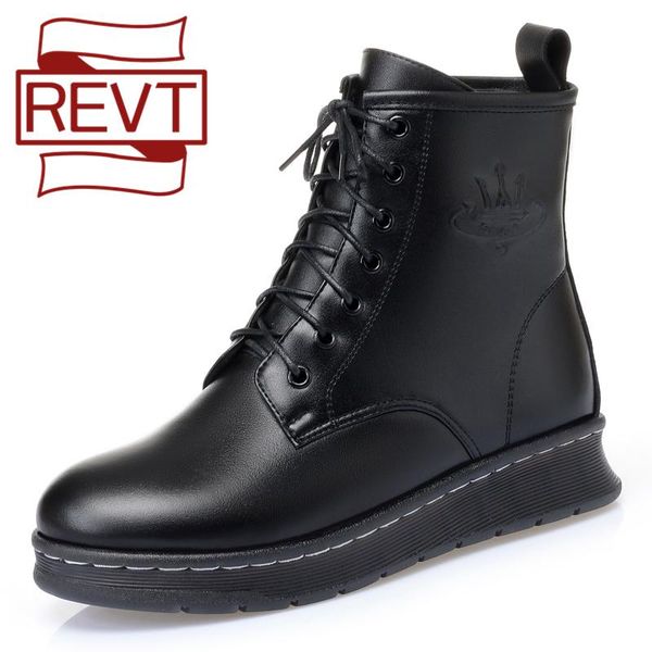boots revt winter snow genuine leather brand designer flats girls short fashion chunky warm lady's ankle, Black
boots revt winter snow genuine leather brand designer flats girls short fashion chunky warm lady's ankle, Black