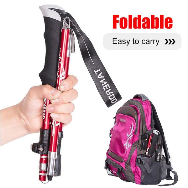 walking stick outdoor folding trekking poles nordic hike nature aluminum alloy alpenstock
walking stick outdoor folding trekking poles nordic hike nature aluminum alloy alpenstock