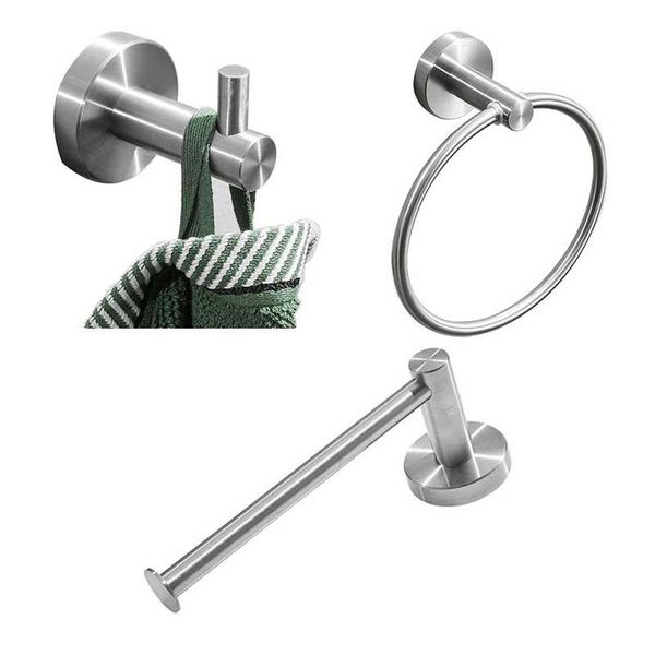 towel racks bathroom hardware rack three-piece ring stainless steel toilet bar
towel racks bathroom hardware rack three-piece ring stainless steel toilet bar