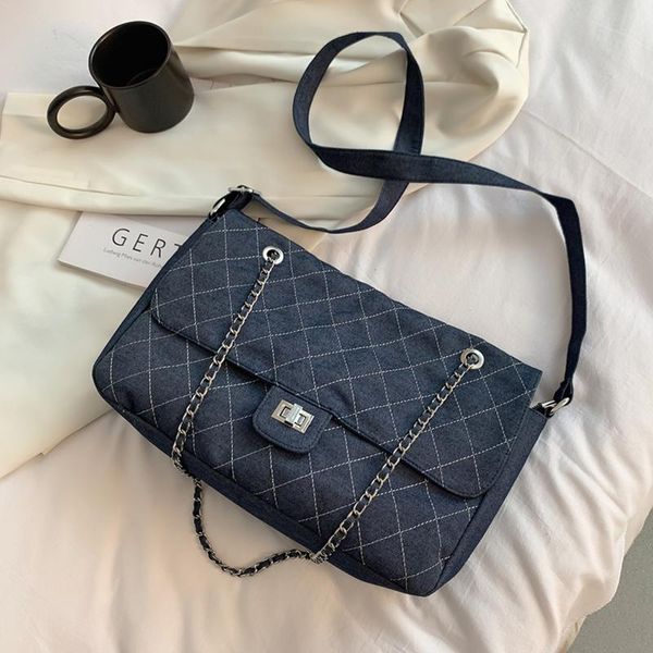 evening bags large denim crossbody for women chain fabric shoulder bag diamond lattice quilted handbag lady big sewing messenger sac
evening bags large denim crossbody for women chain fabric shoulder bag diamond lattice quilted handbag lady big sewing messenger sac