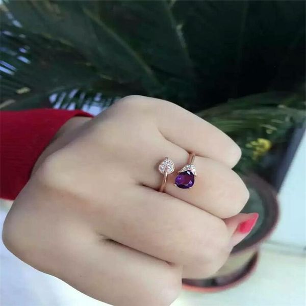 cluster rings wholesale 925 sterling silver crystal natural amethyst ring contracted to the stylish elegance birthday gift women, Golden;silver
cluster rings wholesale 925 sterling silver crystal natural amethyst ring contracted to the stylish elegance birthday gift women, Golden;silver